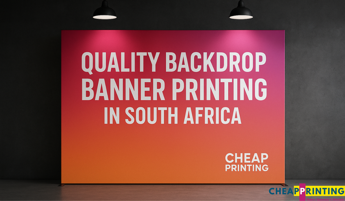 Quality Backdrop Banner Printing in South Africa Cheap Printing